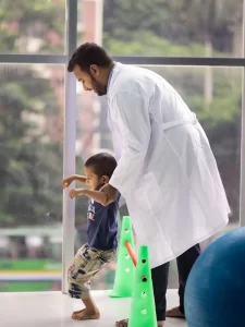 Child-friendly therapy environment at CS Care Mirpur